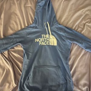 Blue north face hoodie